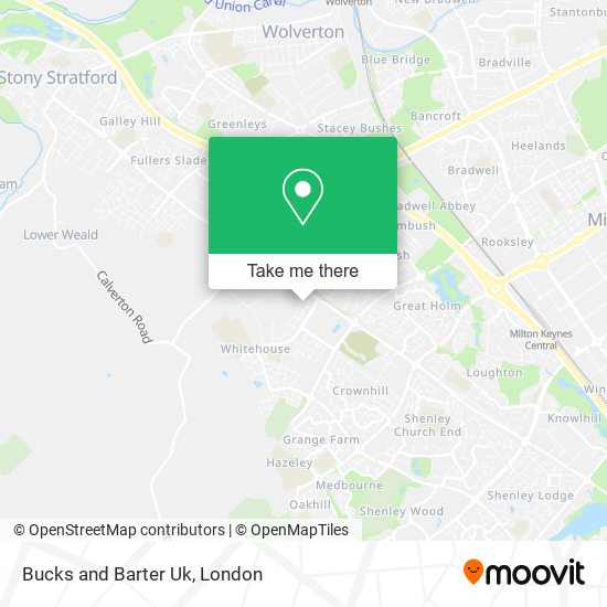 Bucks and Barter Uk map