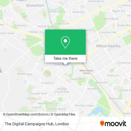 The Digital Campaigns Hub map