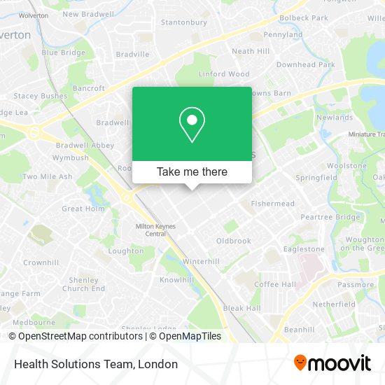 Health Solutions Team map