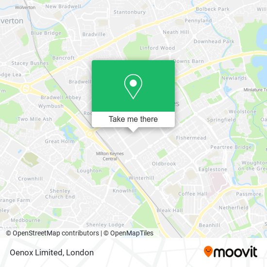 Oenox Limited map