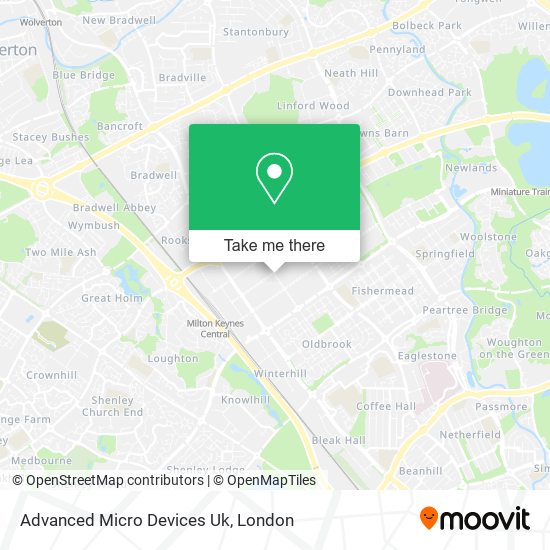 Advanced Micro Devices Uk map