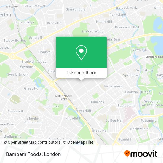 Bambam Foods map
