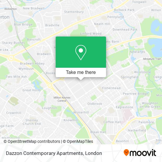 Dazzon Contemporary Apartments map