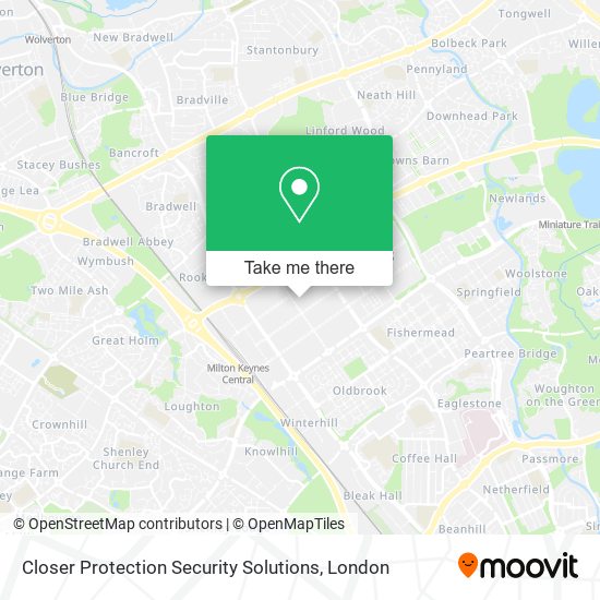 Closer Protection Security Solutions map