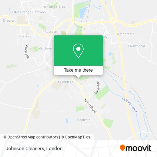 Johnson Cleaners map