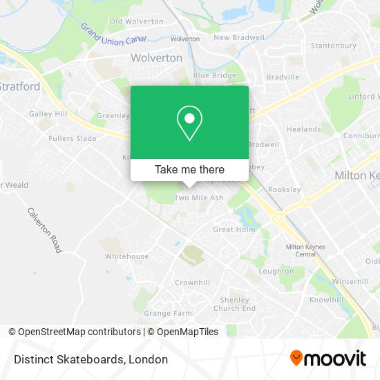 Distinct Skateboards map