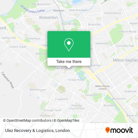 Ulez Recovery & Logistics map