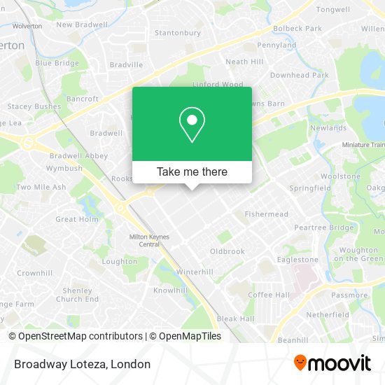 Broadway Loteza map