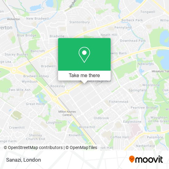 Sanazi map
