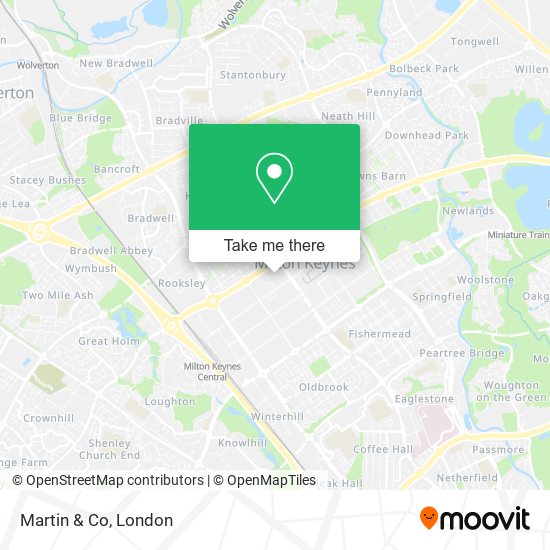 Martin & Co map