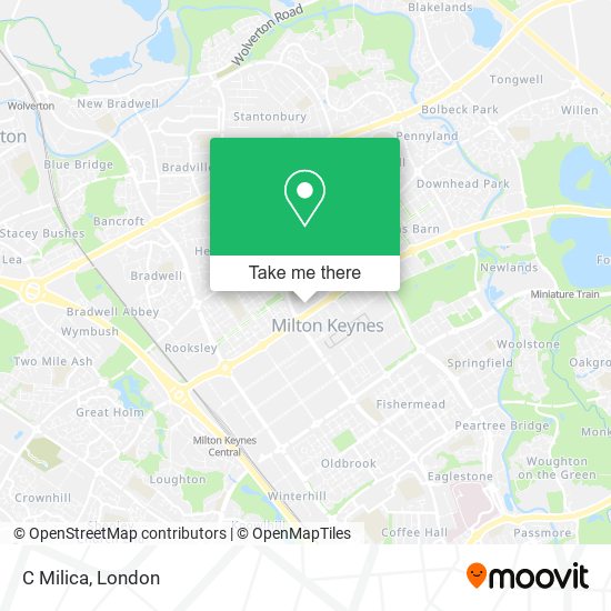 C Milica map