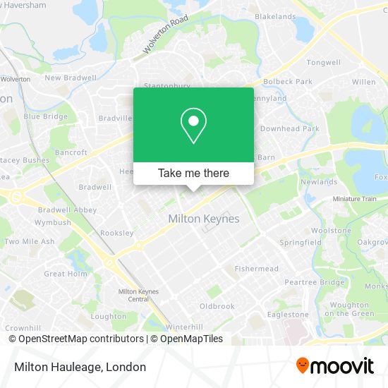 Milton Hauleage map