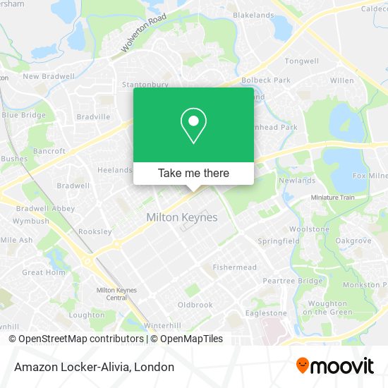 Amazon Locker-Alivia map