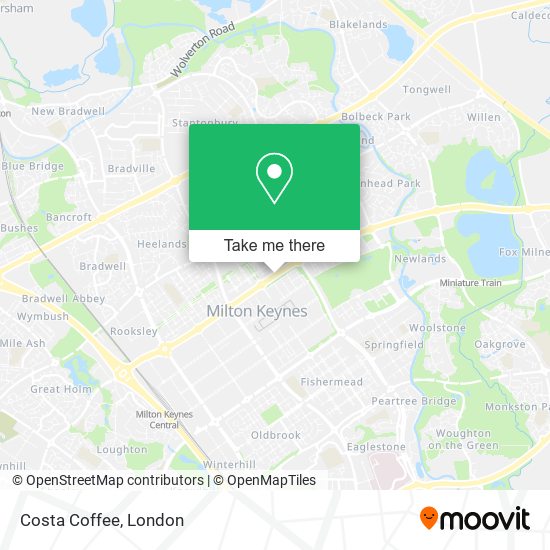 Costa Coffee map