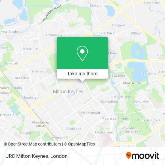 JRC Milton Keynes map