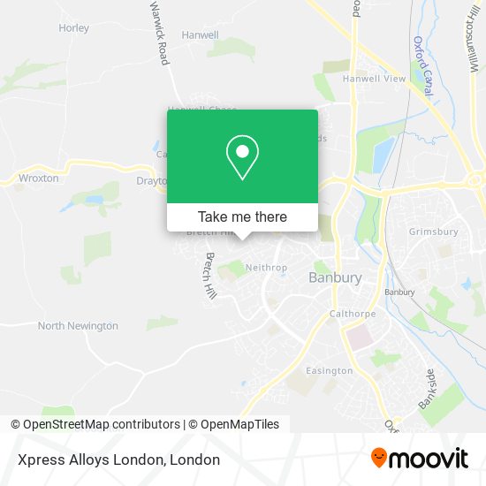 Xpress Alloys London map