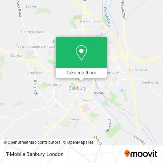 T-Mobile Banbury map