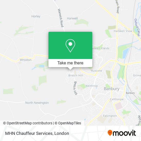 MHN Chauffeur Services map