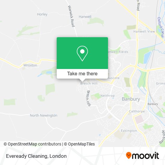 Eveready Cleaning map