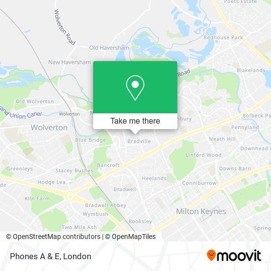 Phones A & E map