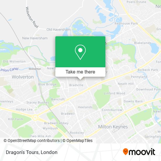 Dragon's Tours map