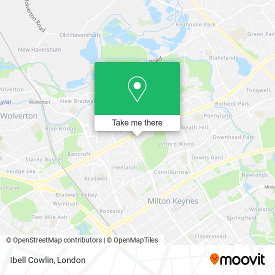 Ibell Cowlin map