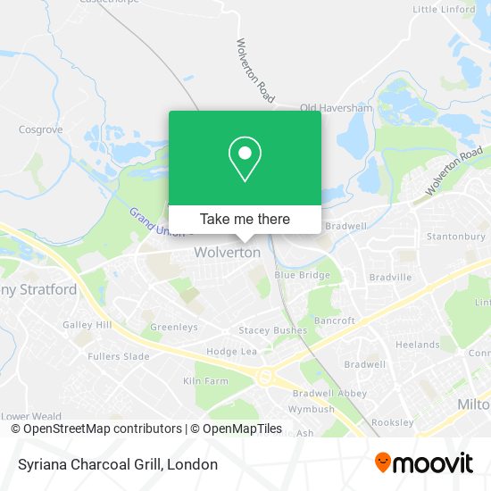Syriana Charcoal Grill map