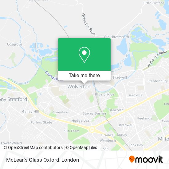 McLean's Glass Oxford map
