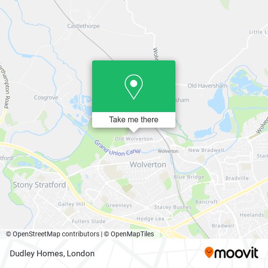 Dudley Homes map