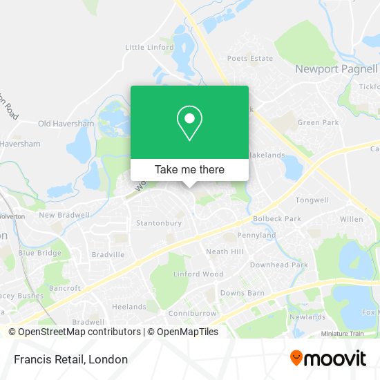 Francis Retail map