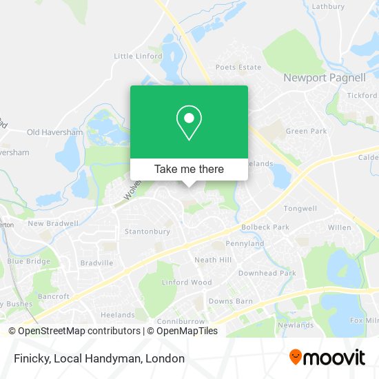 Finicky, Local Handyman map