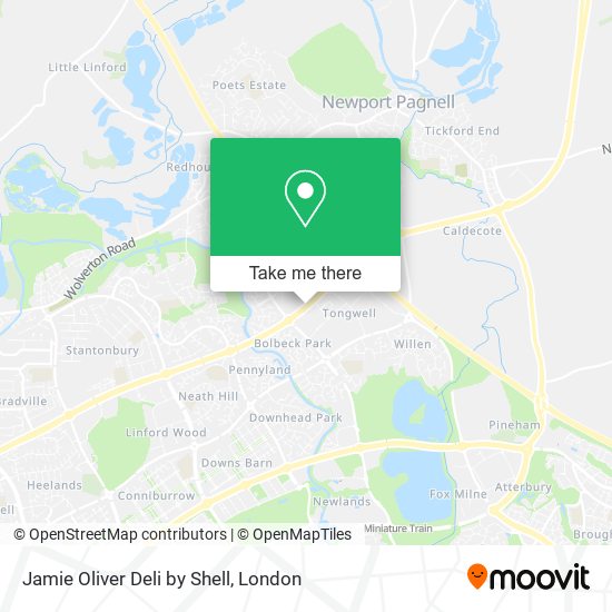Jamie Oliver Deli by Shell map
