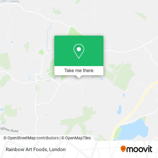 Rainbow Art Foods map