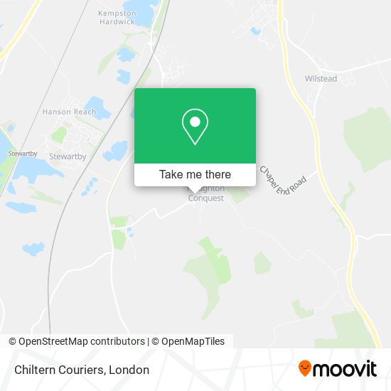 Chiltern Couriers map
