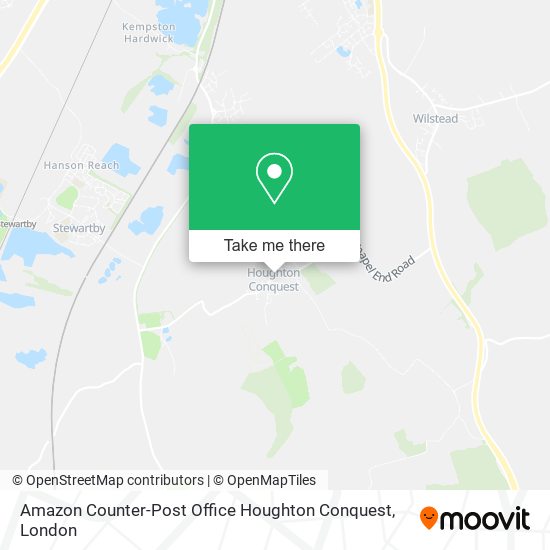 Amazon Counter-Post Office Houghton Conquest map