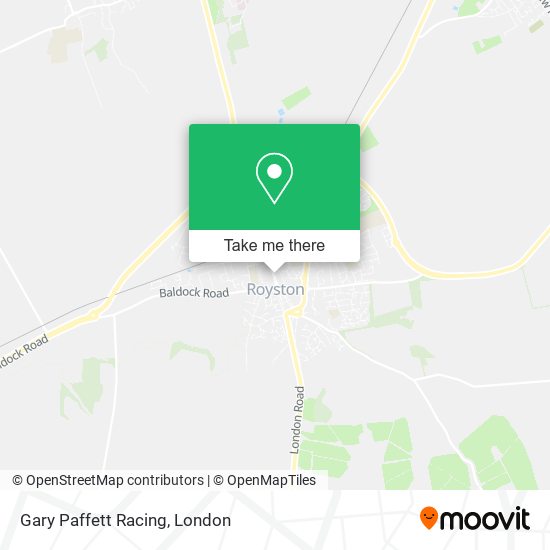 Gary Paffett Racing map