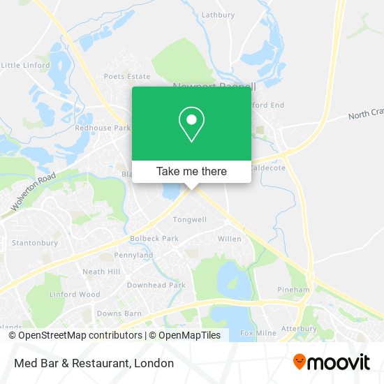 Med Bar & Restaurant map