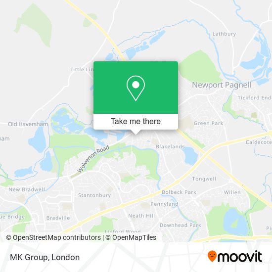 MK Group map