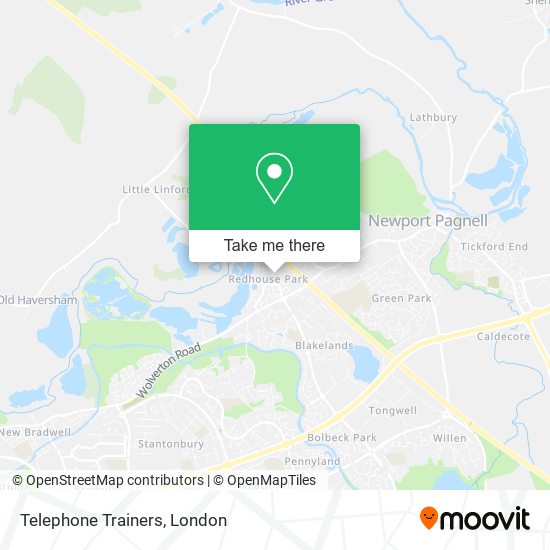 Telephone Trainers map