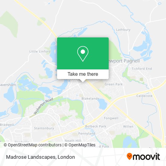 Madrose Landscapes map