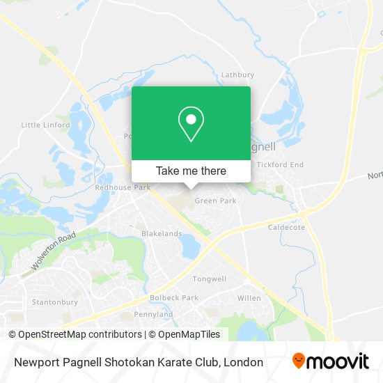 Newport Pagnell Shotokan Karate Club map