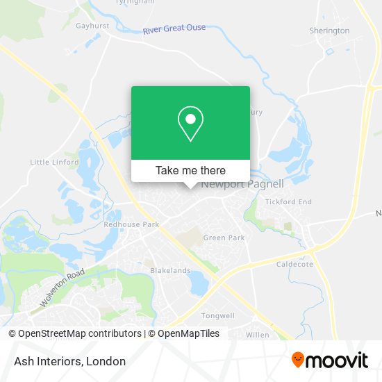 Ash Interiors map