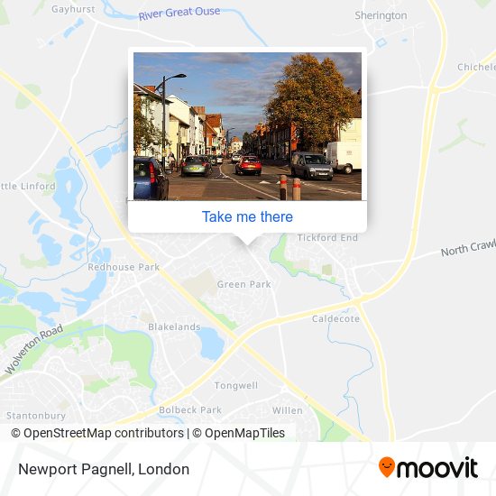 Newport Pagnell map