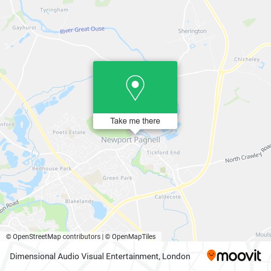 Dimensional Audio Visual Entertainment map