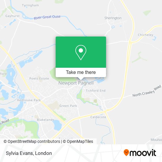 Sylvia Evans map