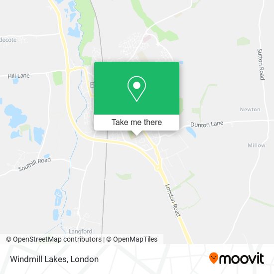 Windmill Lakes map