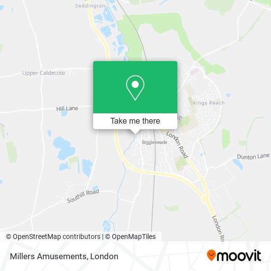 Millers Amusements map