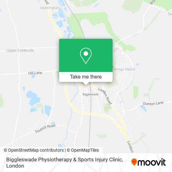 Biggleswade Physiotherapy & Sports Injury Clinic map