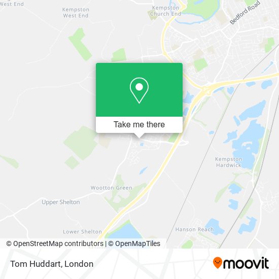 Tom Huddart map