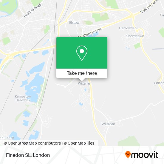 Finedon SL map